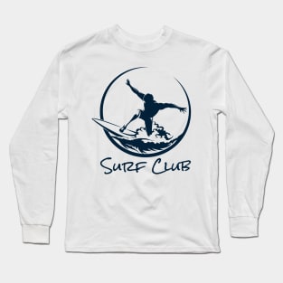 Surfer Club Print DesignTemplate Long Sleeve T-Shirt